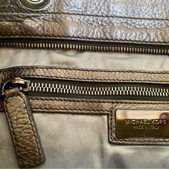 Michael Kors Collection Skorpios Gold Shopper Work Laptop Tote bag - Picture 6 of 10